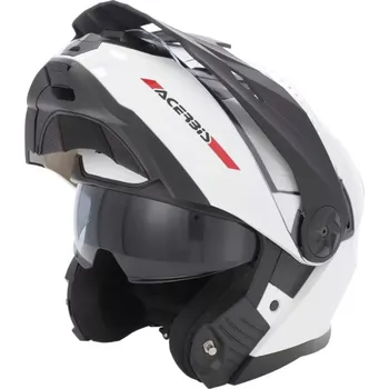 Helma na motorku Acerbis RIDER přilba adventure bílá