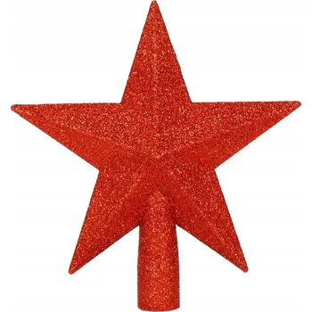 Bytová dekorace Špičky na stromeček Hvězda 19 cm 1 ks