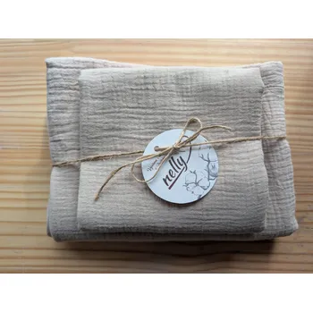 Ručník Nelly Mušelínový ručník a osuška - Cappuccino set