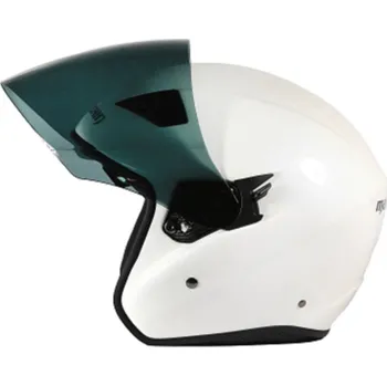 Helma na motorku Otevřená motocyklová přilba Marushin M-610 lesklá bílá Velikost: XL