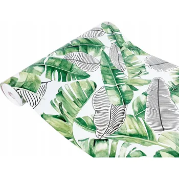 Tapeta Samolepicí dýha na nábytek Vzor Listy Exotická dekorace 45x50 cm DIY