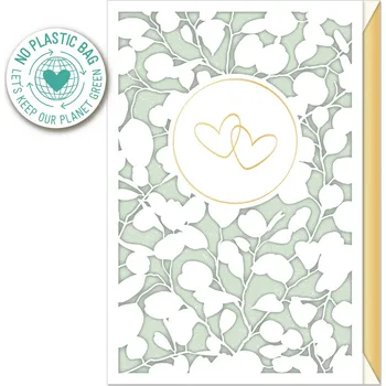 Svatební přání s obálkou Artebene Mother Of Pearl Paper