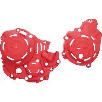 Motodíl ACERBIS sada kryt víčka spojky, zapalování a vodní pumpy CRF 250L/300L 21/23 červená