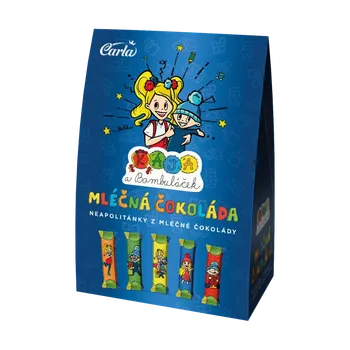 Čokoláda Carla Kája a Bambuláček mléčné čokoládky 125g (25x5g)