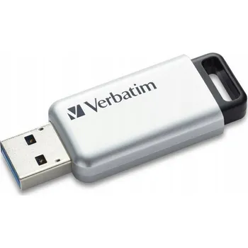 USB flash disk USB flash disk Verbatim Secure Pro 64 GB USB 3.0 stříbrný