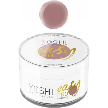 Lak na nehty YOSHI Stavební gel Easy PRO Cover Dark 50 ml