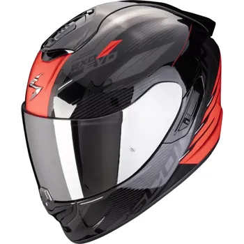 Motodoplněk SCORPION EXO-1400 EVO II AIR LUMA moto přilba černo/červená
