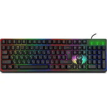 Klávesnice Klávesnice SVEN KB-G8000 hybridní podsvícená černá USB UK (qwerty)