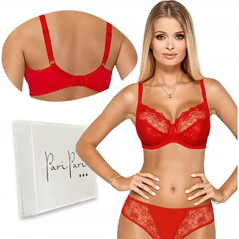 Podprsenka Paripari podprsenka měkká červená velikost 85F