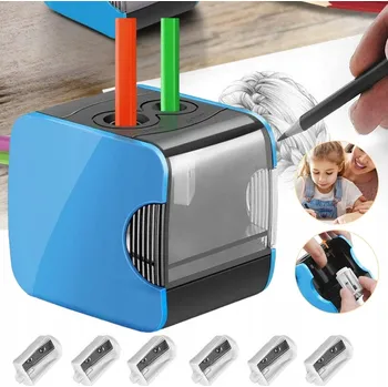 Ořezávátko ELEKTRICKÉ OŘEZÁVÁTKO NA TUŽKY DVOJITÉ MODRÉ
