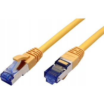 Síťový kabel VALUE Síťový kabel LAN S/FTP Kat.6A LSOH RJ45 žlutý 20 m