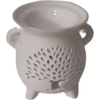 Aroma lampa aromalampa strom bílý 10 x 9 keramická aroma lampa