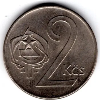 Sběratelství ČESKOSLOVENSKO. 2 koruny 1973.