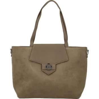 Kabelka Trendy dámská koženková kabelka na rameno Coveri Hilari, taupe