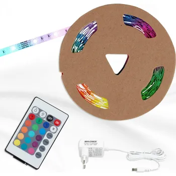 LED páska BRILONER RGB LED pásek 300 cm 0,11W bílé BRILO 2267-090P