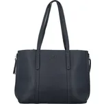 Módní dámská koženková kabelka na rameno Belle, tmavě modrá