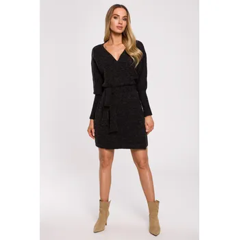 Dámské šaty Ležérní pletené šaty MOE velikost S/M