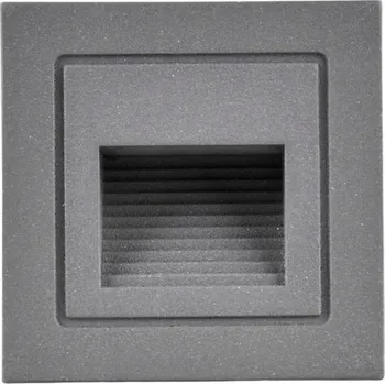Schodišťové svítidlo Polux 3 W integrovaný LED zdroj 4,7 cm šedé