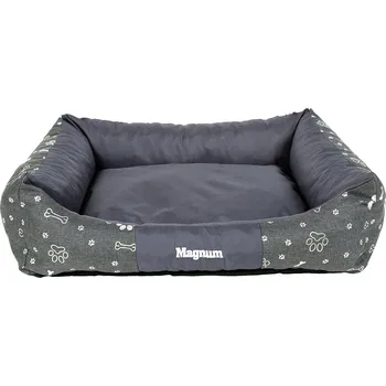 Pelíšek pro psa Magnum Outdoor Pelech (Silver Bons) Rozměry: 67x56x15 (vnitřní rozměr 54x45)