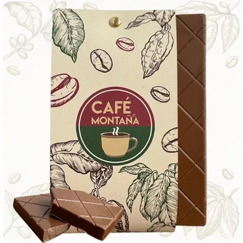 Čokoláda Bílá čokoláda s kávou: Doplňte energii jako z espressa, Café Montaña, 50 g