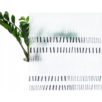 Okenní dekorace Matná okenní Fólie na okna a skla - Vzor proužky - DIY