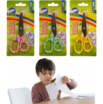 Ergonomické školní nůžky pro děti, mix barev PSH