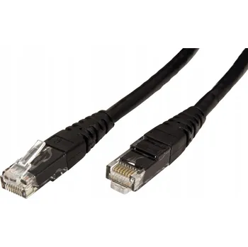 Síťový kabel Patchcord Roline U/UTP 6 RJ45 / RJ45 3 m černý