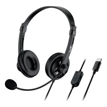 Sluchátka Genius headset HS-230U USB-C délka kabelu 2,4 m