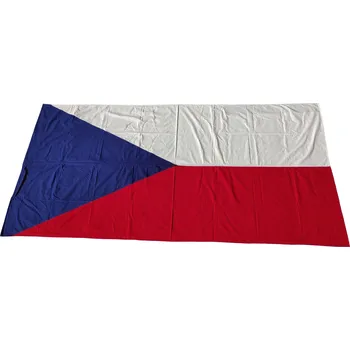 Vlajka ČESKÝ VÝROBCE Vlajka státní bavlněná Česká Republika 150 x 300 cm