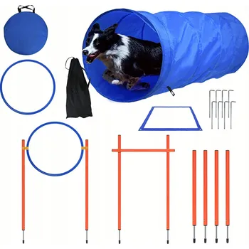 Vrták Agility sada pro psy, modrá