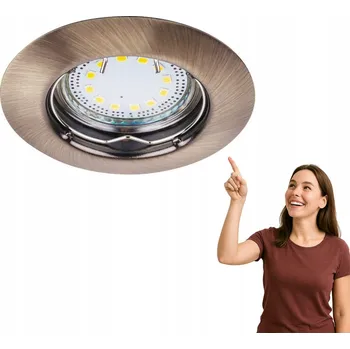 Očka kulatý Rabalux béžová