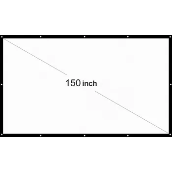Projekční technika H150 150" přenosné projekční plátno HD 16:9 bílé