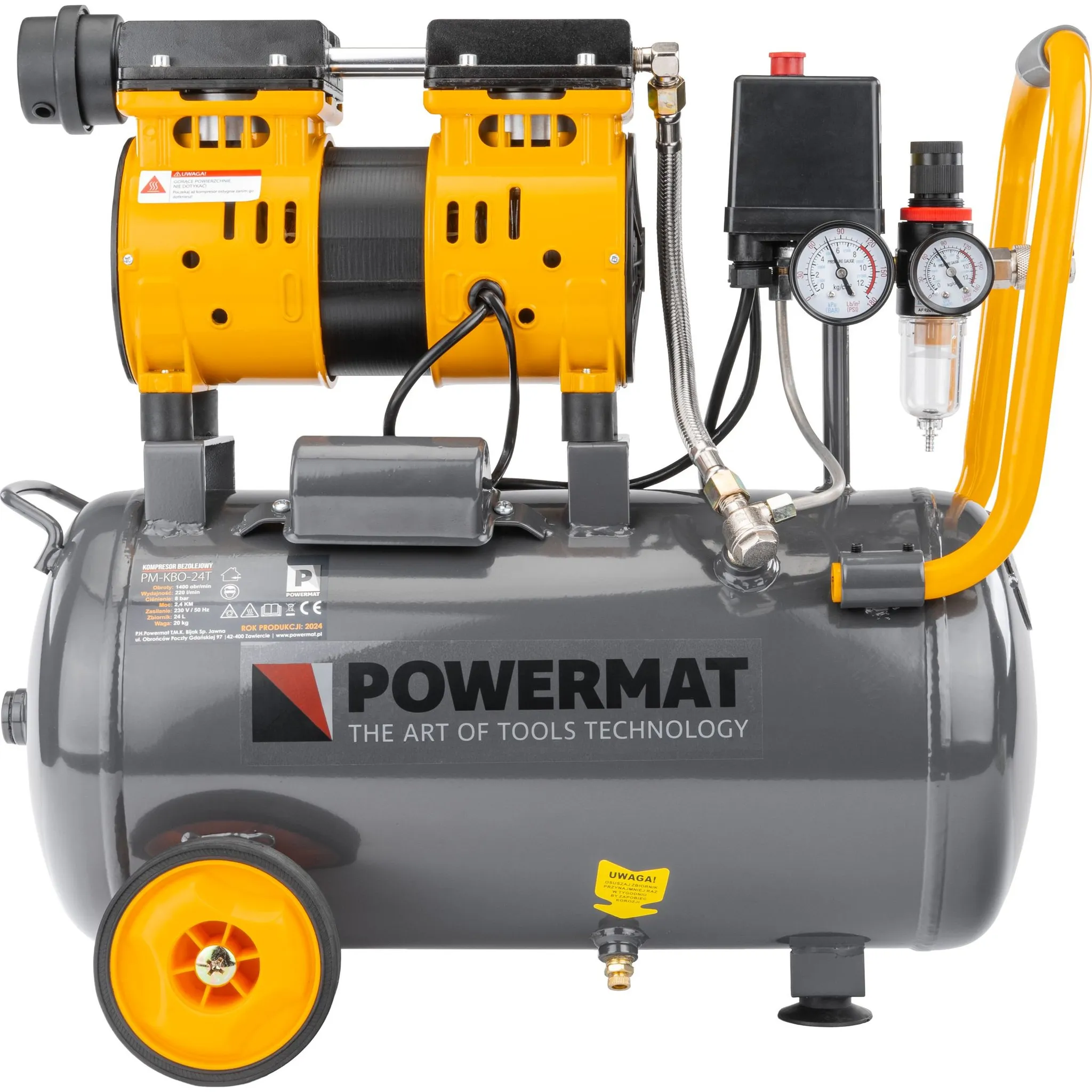 Fotografie 1 - Kompresor Powermat PM-KBO-24T