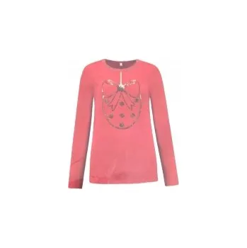 Dámský svetr Vánoční svetr mikina červený s třpytivou koulí vánoční stromeček M