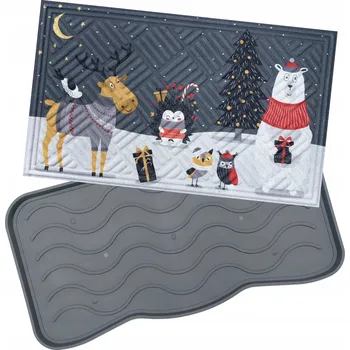 Rohožka Hotová gumová/textilní rohožka 45 x 75 cm