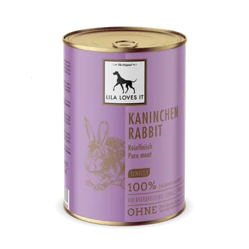 Krmivo pro psa LILA LOVES IT Konzerva pro psy 100% králičí maso