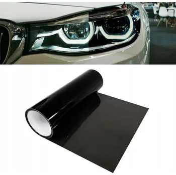 Polep vozidla Černá Fólie Samolepicí pro Tónování Světel Auta Motorky DIY
