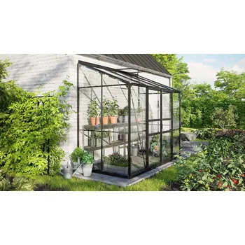 Skleník VITAVIA GARDEN Skleník VITAVIA IDA 3300 čiré sklo 3 mm černý LG4641