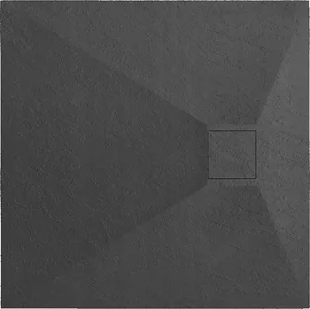 Sprchová vanička REA SPRCHOVÁ VANIČKA MAGNUM ČERNÁ 90x90 + SIFON