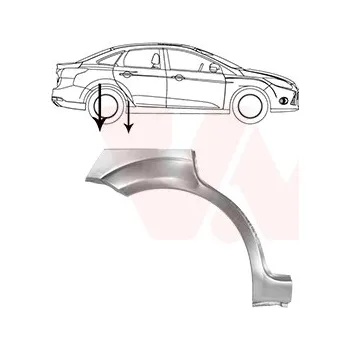 Karosérie Boční stěna VAN WEZEL 1863146