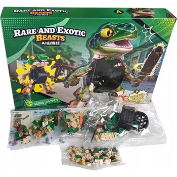 ostatní stavebnice Stavebnice Brain Rot Boneca Ambalam, 242 dílků, figurky