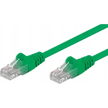Síťový kabel Patchcord Goobay U/UTP 5e RJ45 / RJ45 15 m zelený