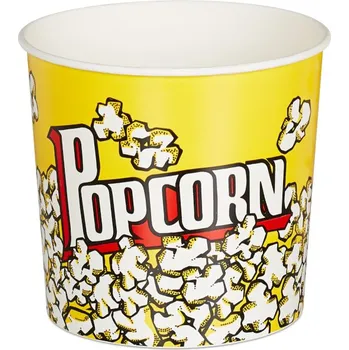 Dóza na potraviny Kbelík na popcorn 2,8l - vzor Yellow Popcorn