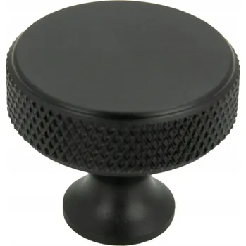 Nábytkové kování Nábytková úchytka knopka černá matná 3 x 3 x 2,5 cm