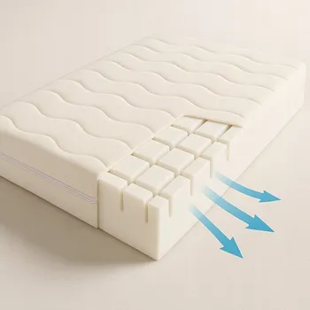 Matrace Matrace PRODYŠNÁ pěnová 90X190 MIKROVLÁKNO středně tvrdá H3 pěna