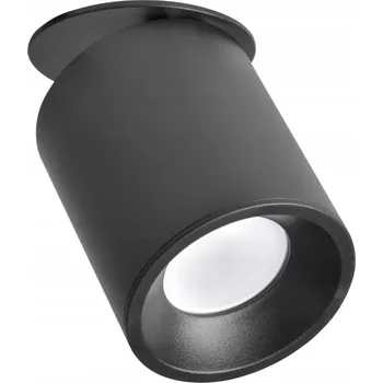 Bodové svítidlo Zápustné svítidlo Polux 10 W GU10 5 cm černé