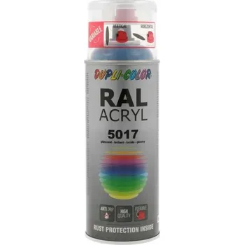 Barva ve spreji MOTIP LAK ve spreji BARVA modrá RAL 5017 LESK