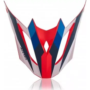 Helma na motorku ACERBIS Profile 4.0 kšilt přilby modrá/červená