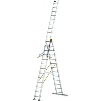 Železářství Drabest žebřík DW3-13 MAX 3x13 příček