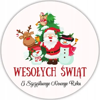 Vánoční dekorace Samolepky vánoční na svíčky Mikuláš a Přátelé 20 kusů